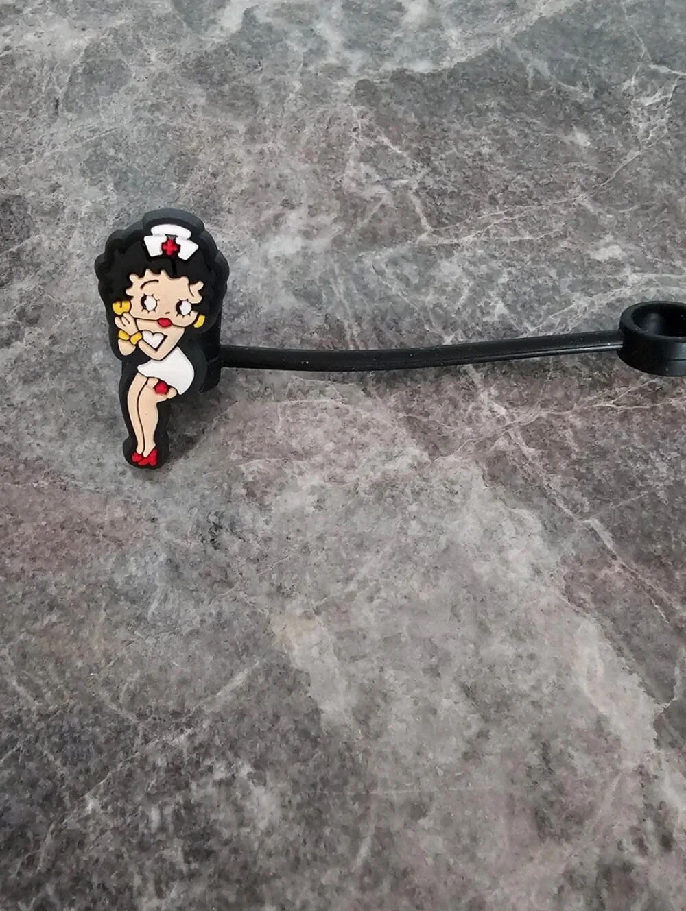 NWT Betty Boop Reusable Straw Cover Accessory